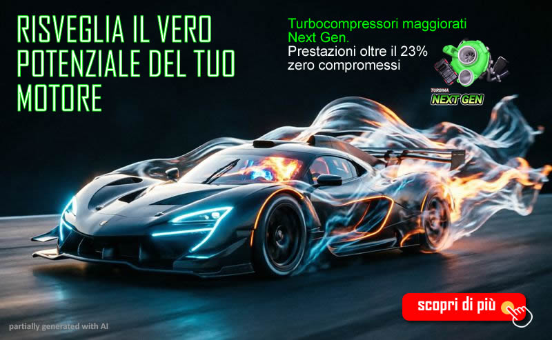 Turbocompressori maggiorati. Prestazioni oltre il 23%